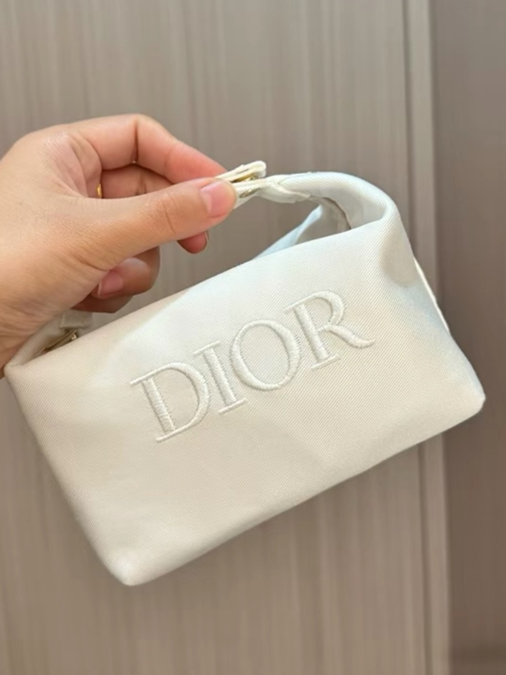 Dior beauty cosmetic bag